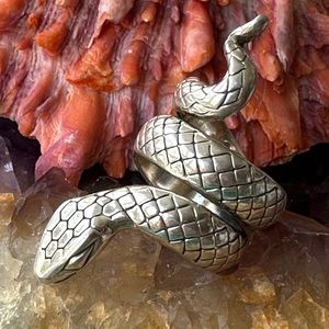 Snake sterling silver ring gorgeous!!
